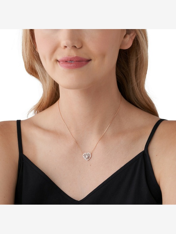 Michael Kors Dámsky strieborný náhrdelník Michael Kors MKC1689CZ041