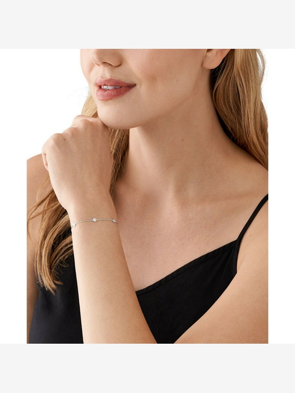 Michael Kors Dámsky strieborný náramok Michael Kors MKC1716CZ040