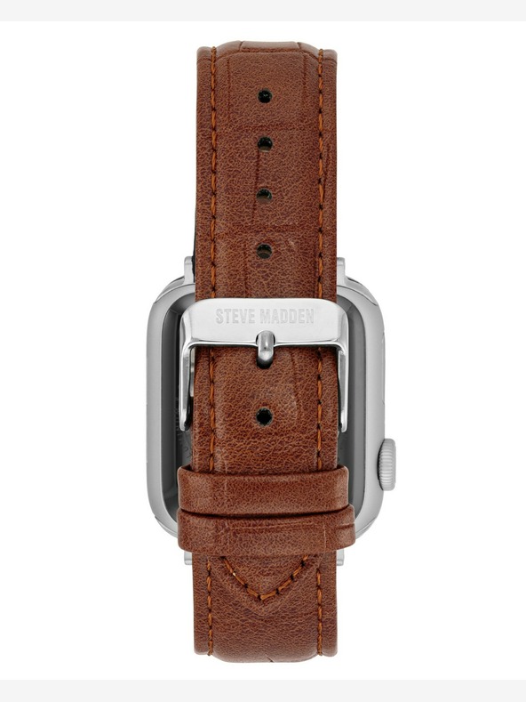 Steve Madden Steve Madden Dámsky hnedý vegánsky kožený remienok pre Apple Watch 38/40/41 mm , WS/1002SVHY384041