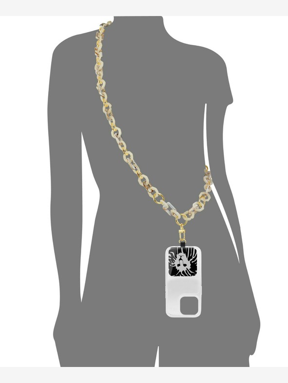 Anne Klein Plastová crossbody retiazka pre mobilný telefón Anne Klein WK4028GPIV