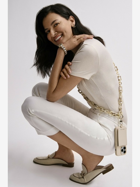 Anne Klein Plastová crossbody retiazka pre mobilný telefón Anne Klein WK4028GPIV