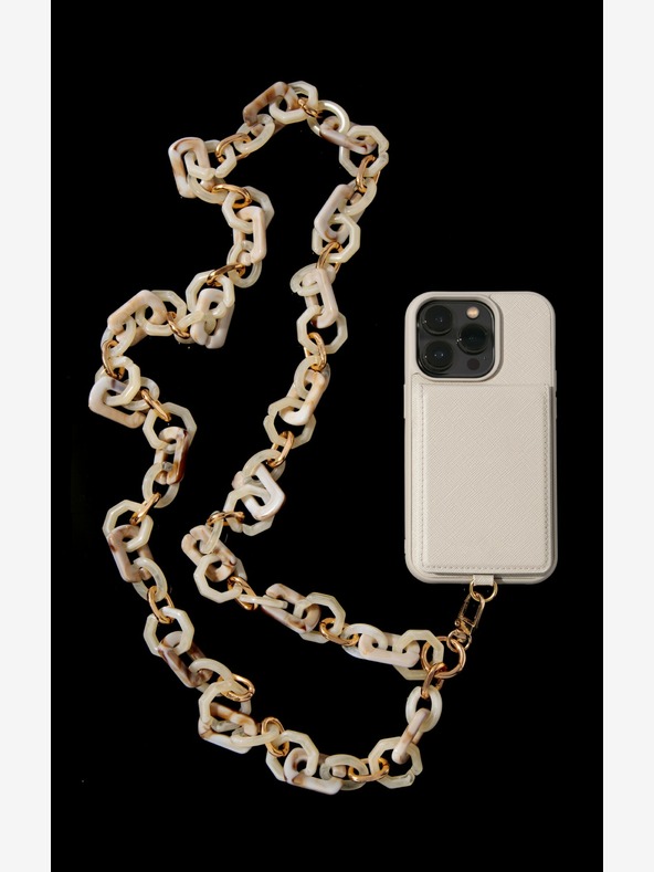 Anne Klein Plastová crossbody retiazka pre mobilný telefón Anne Klein WK4028GPIV