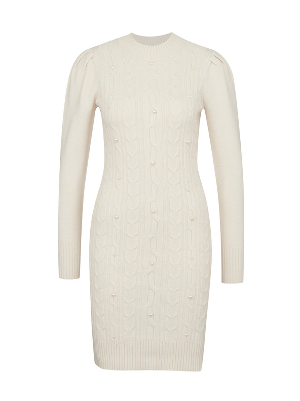 Orsay Krémové dámske svetrové šaty ORSAY