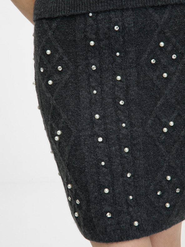 Orsay Tmavosivá dámska sukňa ORSAY