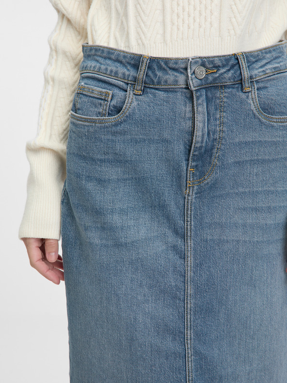 Orsay Modrá dámska džínsová maxi sukňa ORSAY