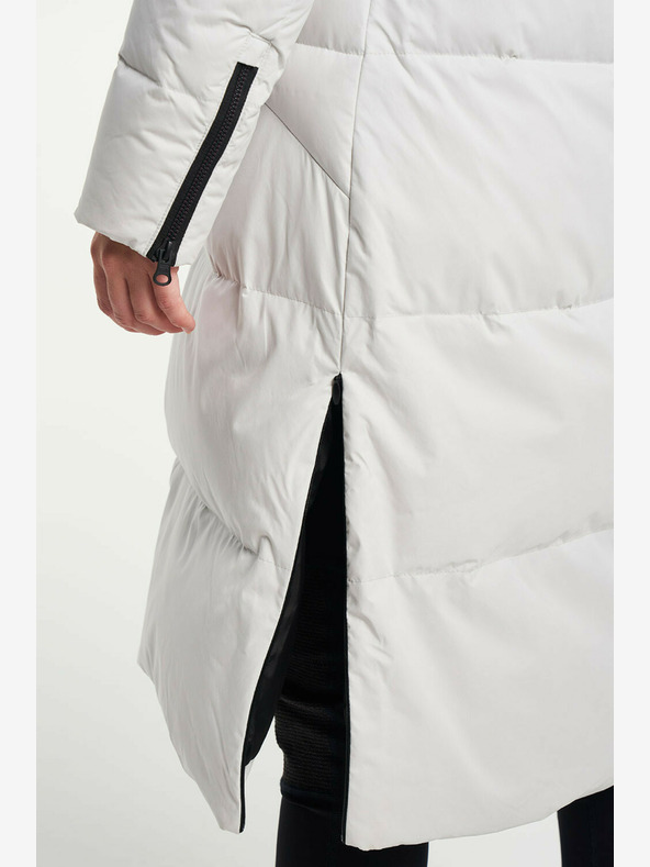 Tenson Dámsky Zimný Lifestylový Kabát TENSON Shanna Down Coat W Svetlo Sivý