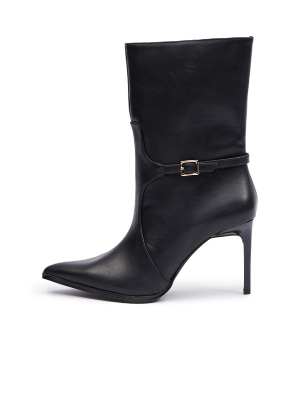 Orsay Čierna dámska členková obuv na podpätku ORSAY