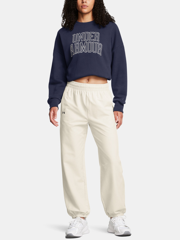 Under Armour Dámske športové nohavice Under Armour Armoursport Swoven Pant-WHT