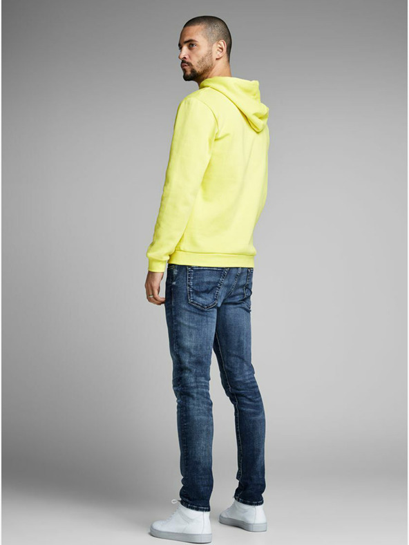 Jack & Jones Modré pánske úzke džínsy Jack & Jones Glenn