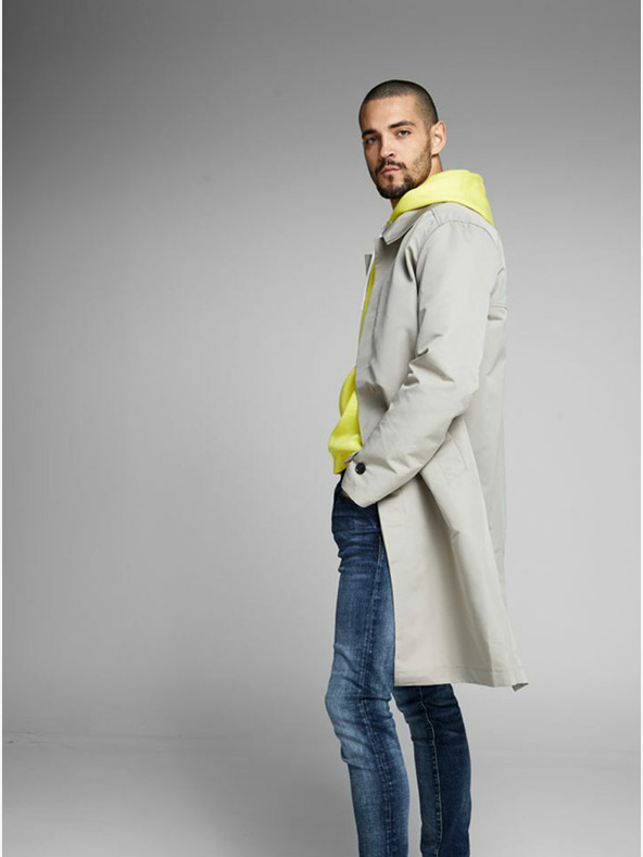 Jack & Jones Modré pánske úzke džínsy Jack & Jones Glenn