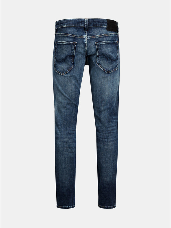 Jack & Jones Modré pánske úzke džínsy Jack & Jones Glenn