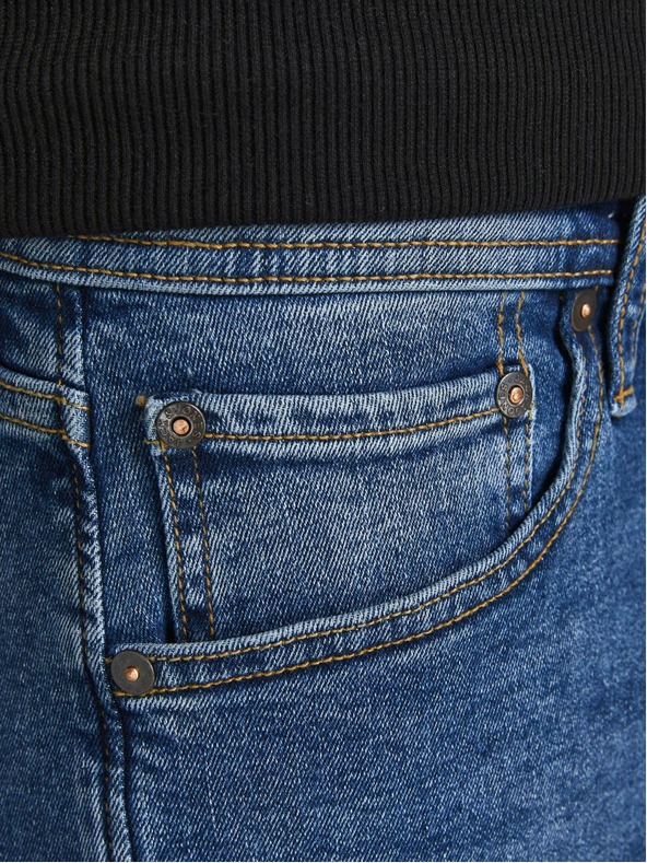 Jack & Jones Modré slim fit džínsy Jack & Jones Glenn