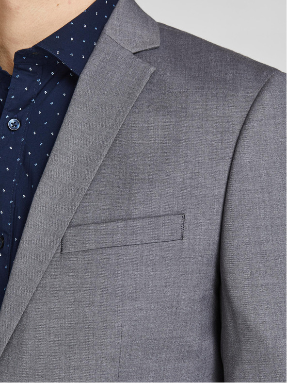 Jack & Jones Jack & Jones Franco pánska šedá bunda