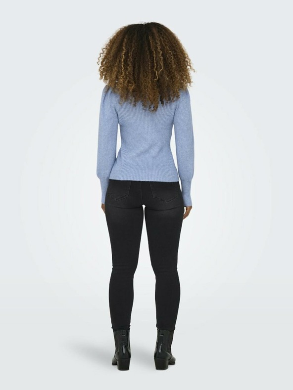 ONLY Modrý dámsky sveter ONLY Katia