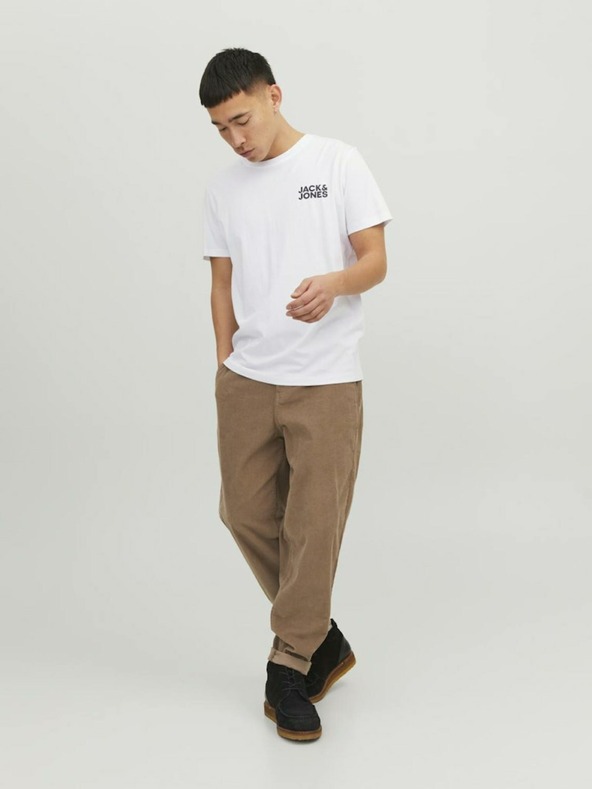 Jack & Jones Biela pánska mikina Jack & Jones