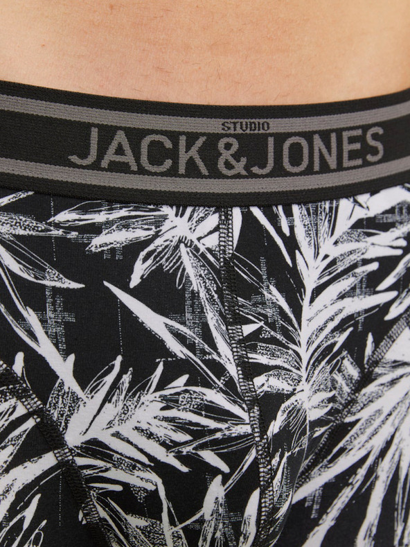 Jack & Jones Súprava troch pánskych boxeriek Jack & Jones v čiernej a modrej farbe