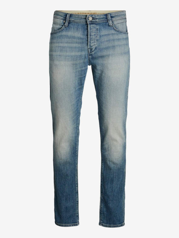 Jack & Jones Modré pánske tapered fit džínsy Jack & Jones Mike