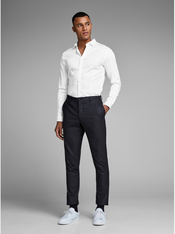 Jack & Jones Biela slim fit košeľa Jack & Jones Parma