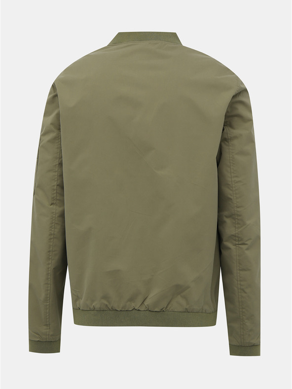 Jack & Jones Khaki vodoodpudivá bombera Jack & Jones Rush