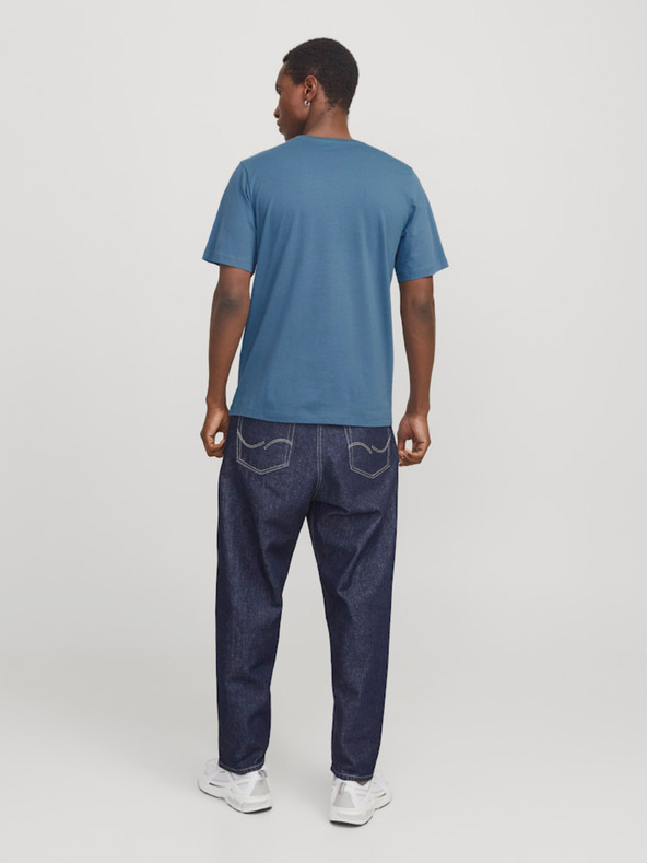 Jack & Jones Modrá pánska košeľa Jack & Jones s logom