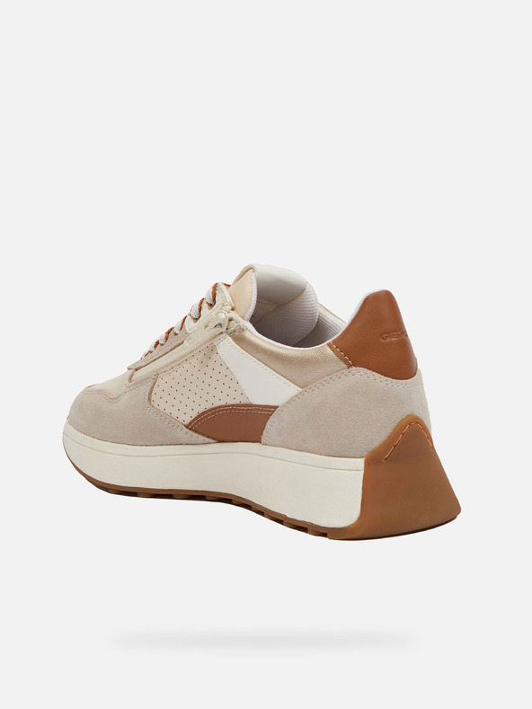 Geox Krémové dámske tenisky Geox Amabel