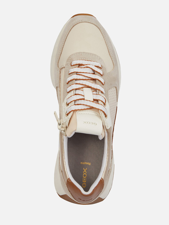 Geox Krémové dámske tenisky Geox Amabel