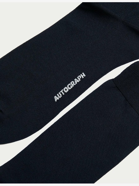 Marks & Spencer 3 páry ponožiek, vysoká egyptská bavlna Marks & Spencer námornícka modrá