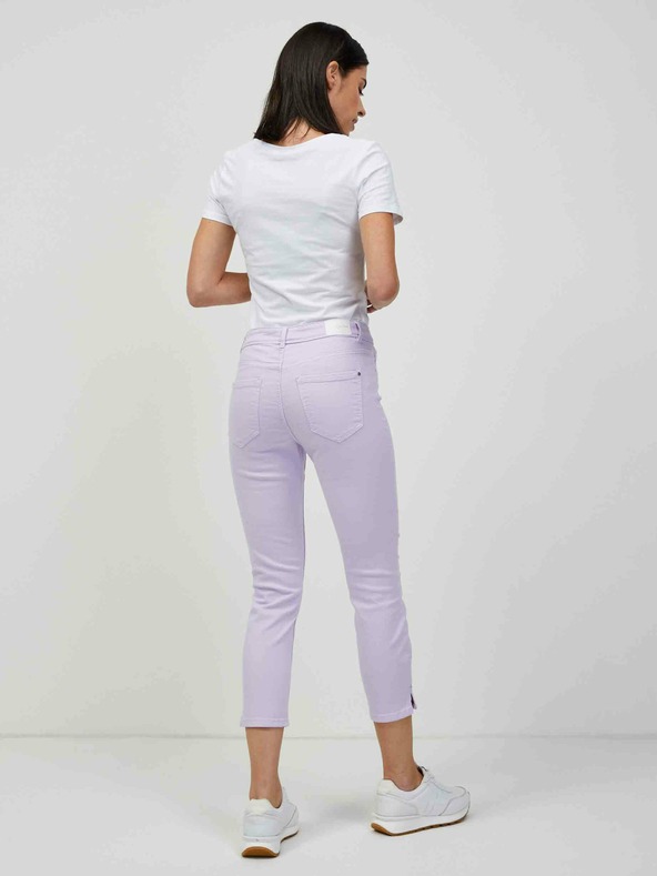 Orsay Svetlo fialové skrátené slim fit džínsy ORSAY