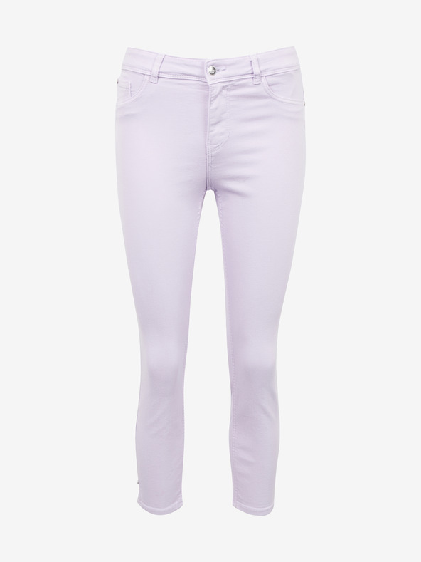 Orsay Svetlo fialové skrátené slim fit džínsy ORSAY