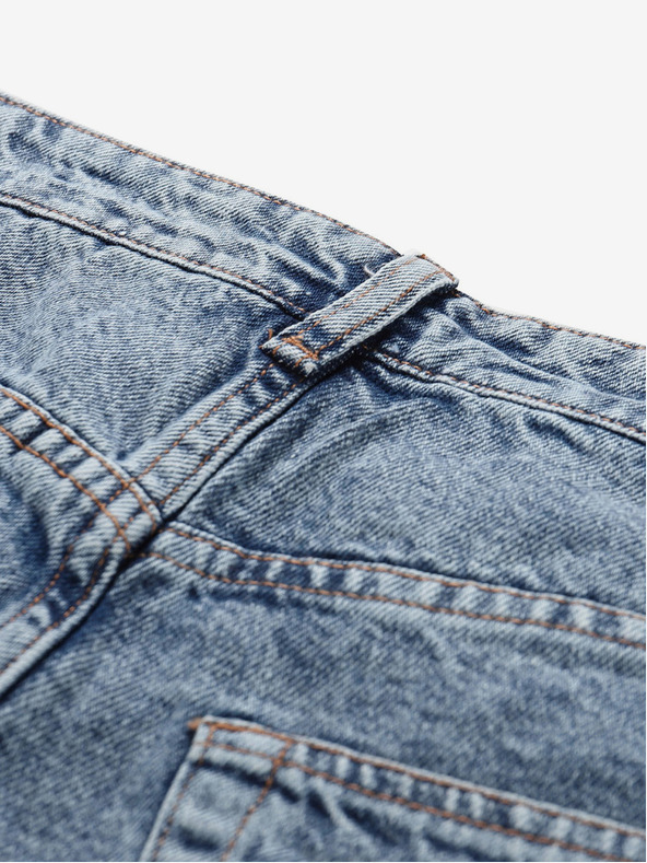 NAX Modré dámske džínsové šortky NAX UKENA