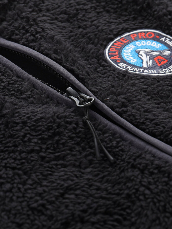 ALPINE PRO Čierna detská vesta ALPINE PRO OKARO