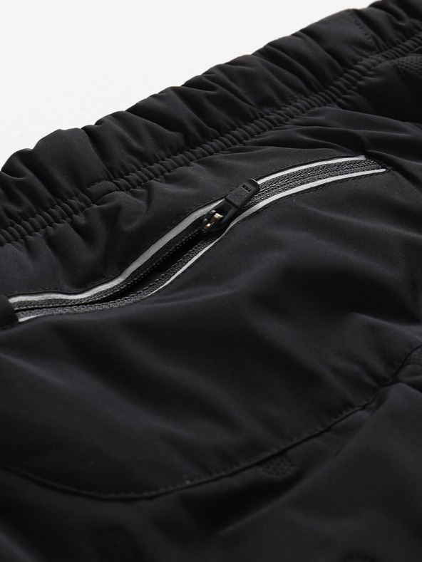 ALPINE PRO Čierne dámske športové šortky ALPINE PRO WERMA