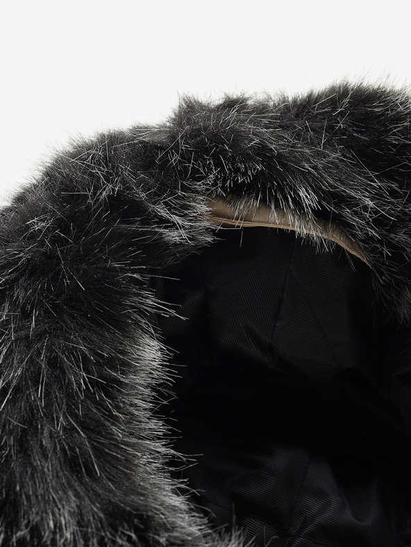 ALPINE PRO Čierno-béžová pánska zimná bunda ALPINE PRO EGYP