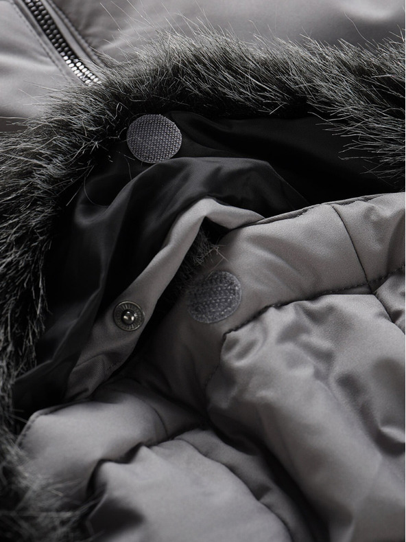 ALPINE PRO Šedá pánska zimná bunda ALPINE PRO LODER