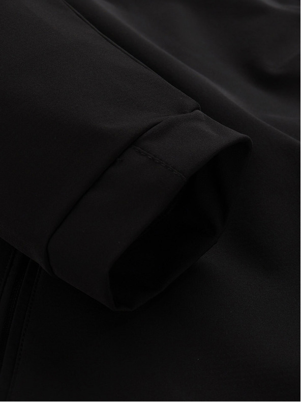 ALPINE PRO Čierna pánska softshellová bunda ALPINE PRO Geroc