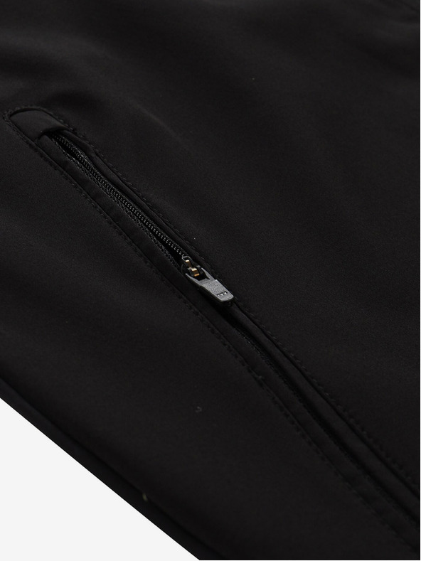 ALPINE PRO Čierna pánska softshellová bunda ALPINE PRO Geroc