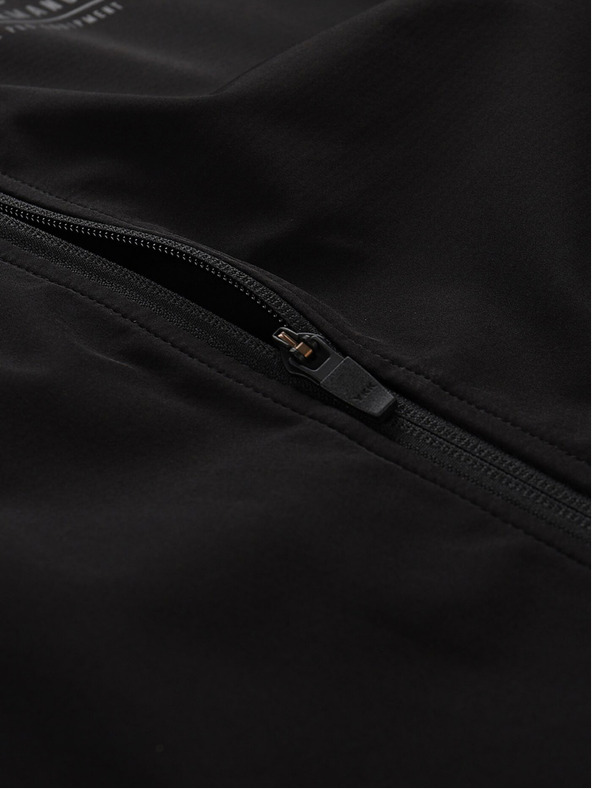 ALPINE PRO Čierna pánska softshellová bunda ALPINE PRO Geroc