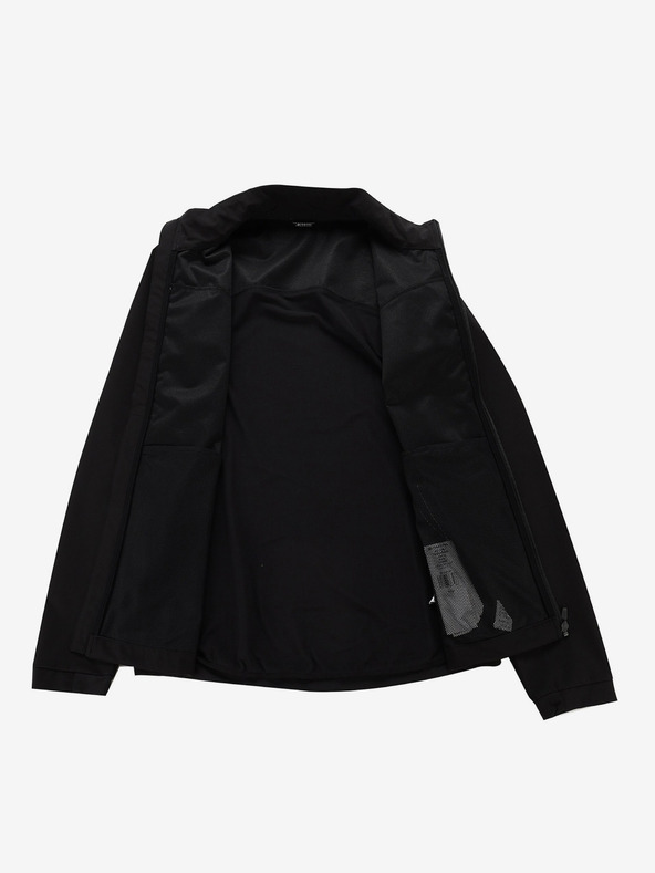 ALPINE PRO Čierna pánska softshellová bunda ALPINE PRO Geroc