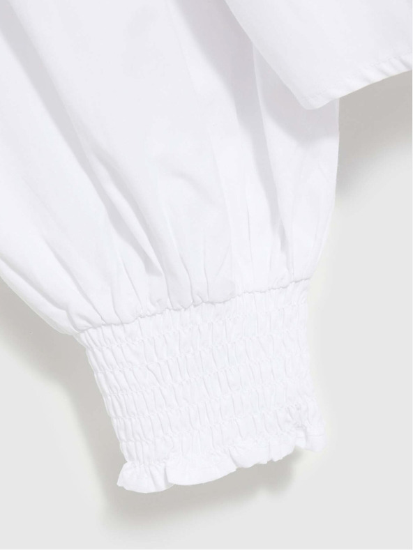 Moodo Biela dámska košeľa Moodo