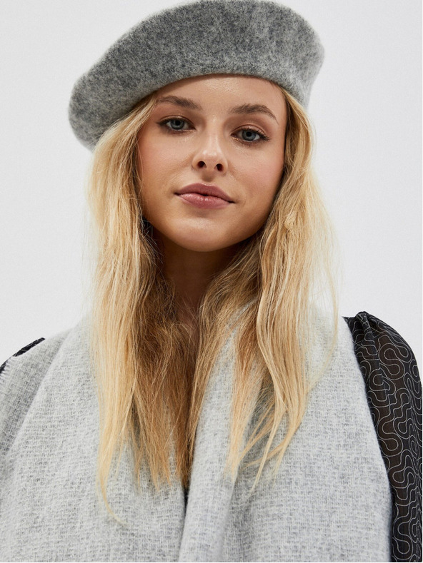 Moodo Hladký šál s lemami