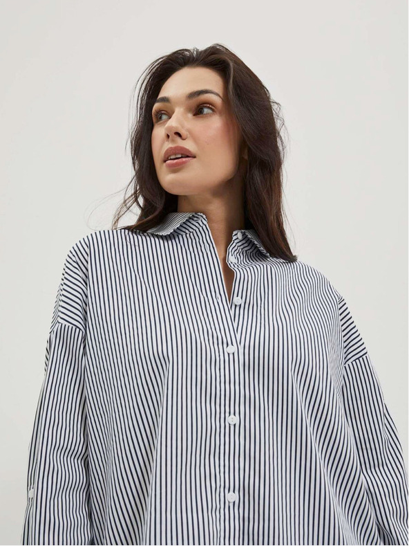 Moodo Dámska pruhovaná košeľa Moodo