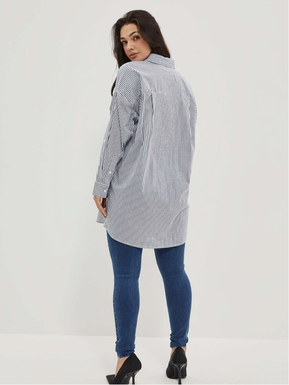 Moodo Dámska pruhovaná košeľa Moodo