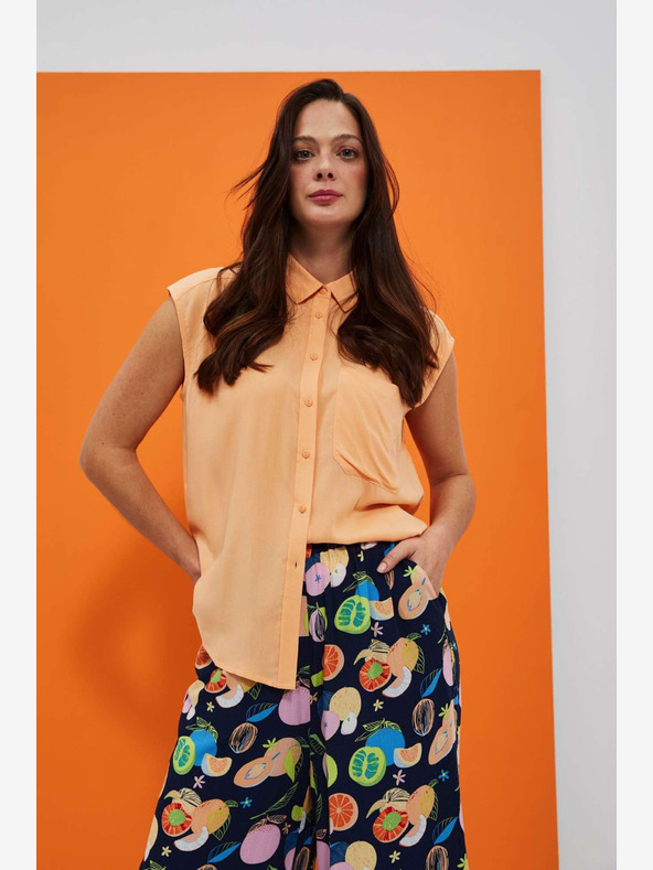 Moodo Oranžová blúzka Moodo