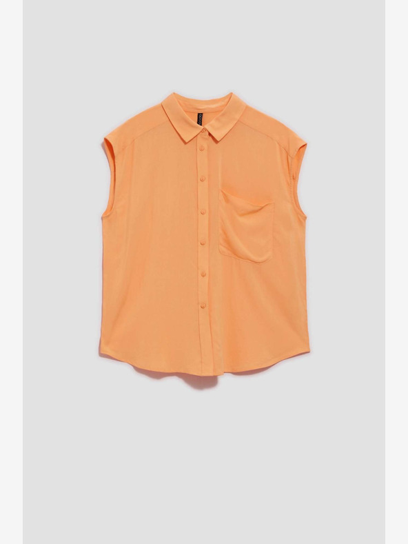 Moodo Oranžová blúzka Moodo