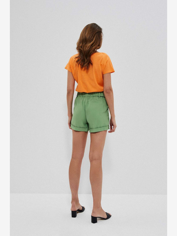 Moodo Zelené dámske šortky Moodo