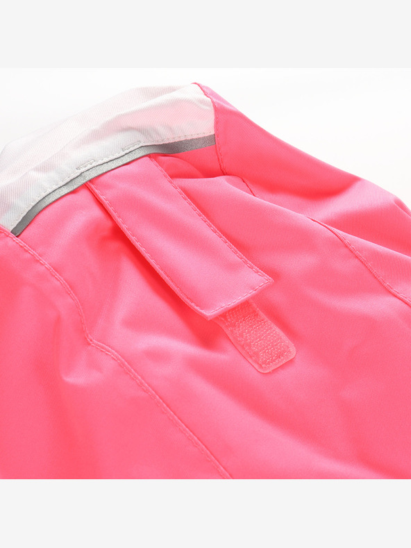 ALPINE PRO Detská lyžiarska bunda s ptx snehovou membránou ALPINE PRO DEARO neon knockout pink