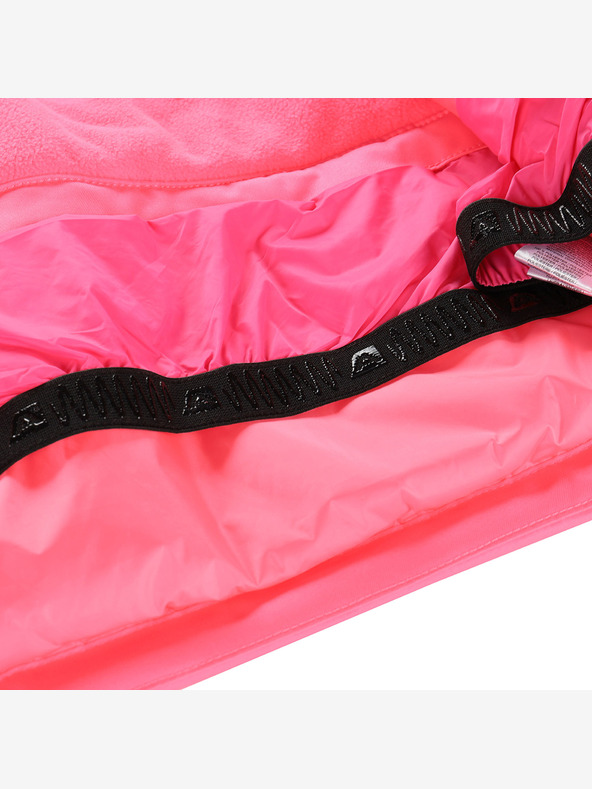 ALPINE PRO Detská lyžiarska bunda s ptx snehovou membránou ALPINE PRO DEARO neon knockout pink