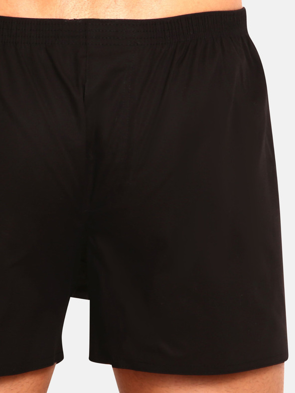 Nedeto Súprava piatich pánskych šortiek v čiernej farbe Nedeto