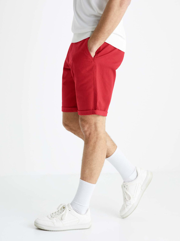 Celio Bavlnené chino šortky Bochinobm Celio