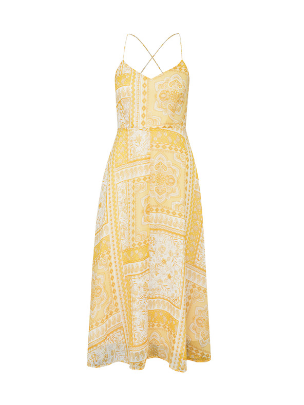 Orsay Žlté dámske midi šaty ORSAY